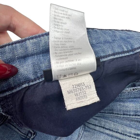 PAIGE Federal Slim Fit Straight Stretch Jeans FLAW Medium Wash Mens 36x29 - Picture 7 of 7